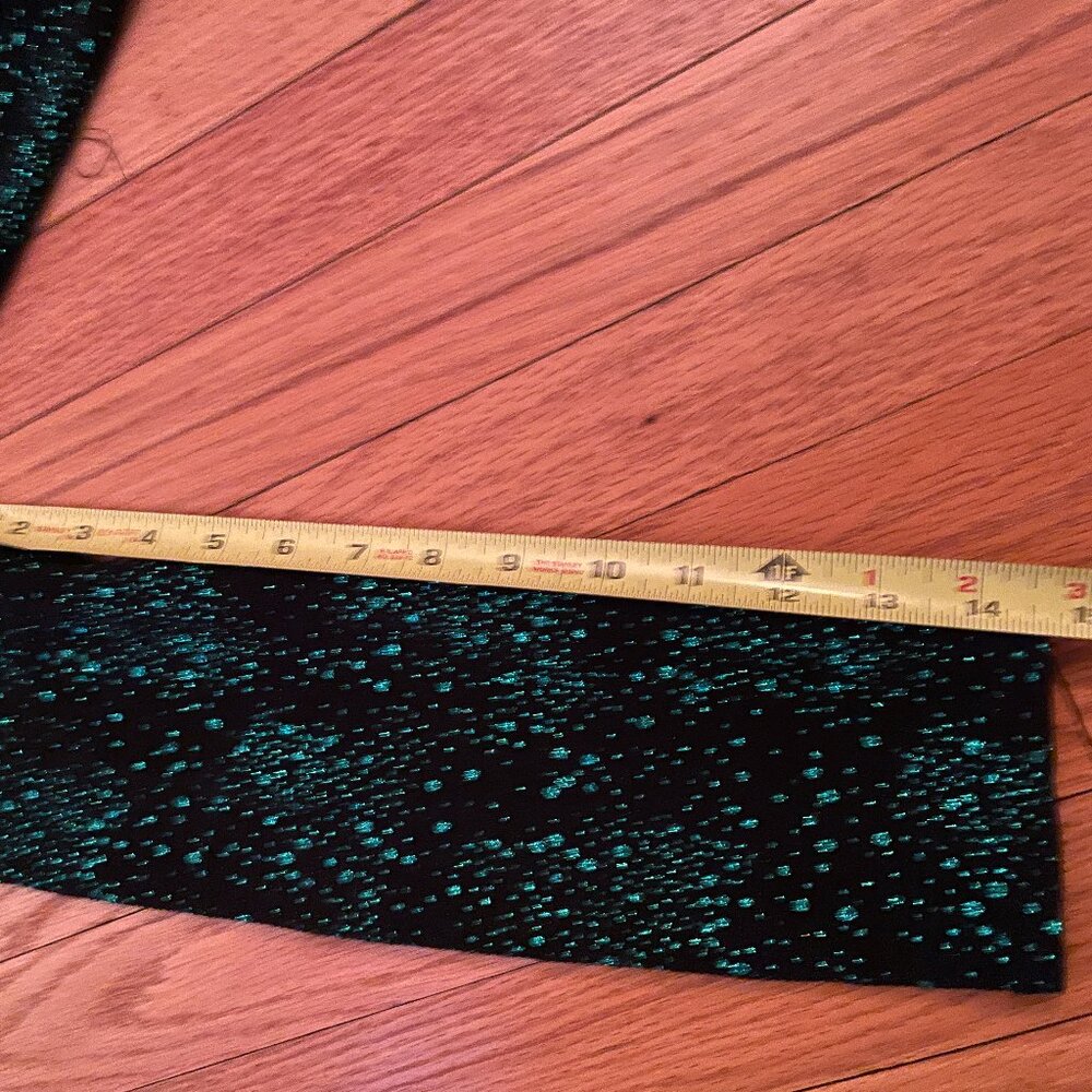 ONYX NITE Black & Emerald Green 2 pc Jacket / Top Women's Set, Made in USA - Picture 10 of 15